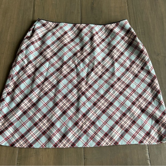 Plaid Mini Skirt - Picture 1 of 3